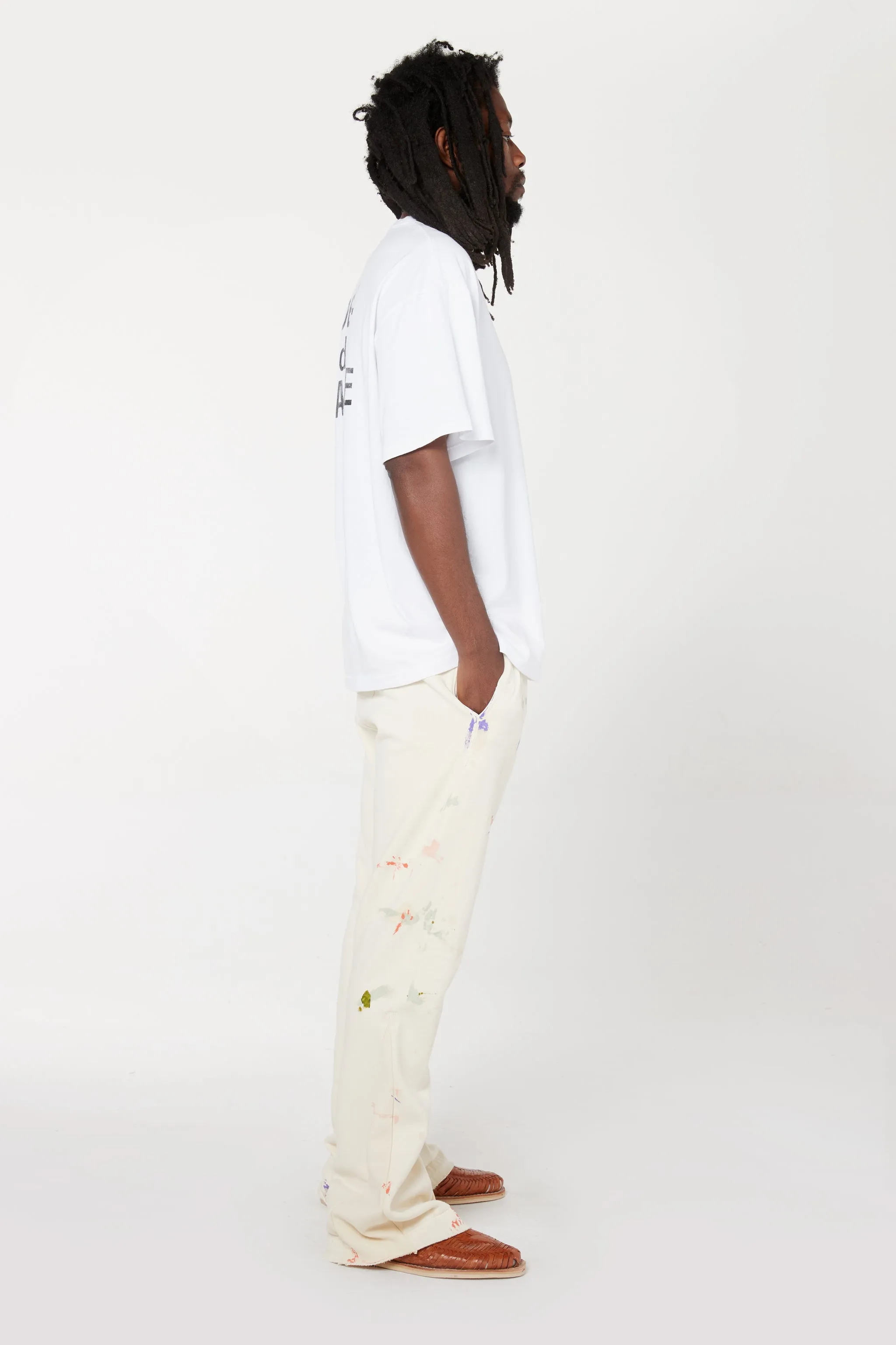 GALLERY DEPT. CLASSIC FRENCH TEE Classic French TEE White S-XL This time the return of the classic French Tee follows the newly replenished version of the official website. The printing is mottled and distressed. The main label/wash water label/code number label are also updated. The old style is newly made and the quality is increased.